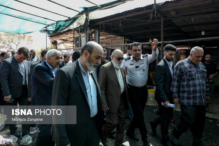 پایش میدانی ایمنی و آتش‌نشانی بازار گل و مجتمع مسکونی امام رضا علیه السلام