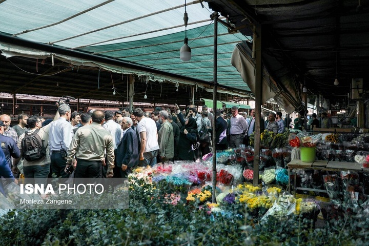 پایش میدانی ایمنی و آتش‌نشانی بازار گل و مجتمع مسکونی امام رضا علیه السلام