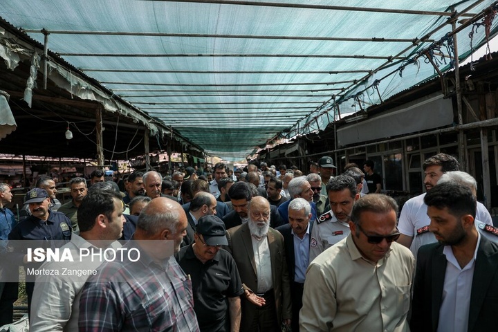 پایش میدانی ایمنی و آتش‌نشانی بازار گل و مجتمع مسکونی امام رضا علیه السلام