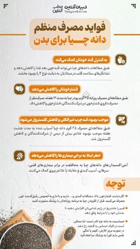 فواید مصرف منظم دانه چیا برای بدن 