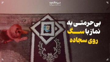 بی‌حرمتی به نماز با سگ روی سجاده
