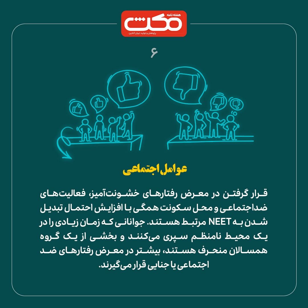 چه عواملی افراد را نیت میکند؟