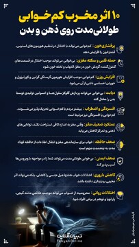 10 اثر مخرب کم‌خوابی طولانی‌مدت روی ذهن و بدن