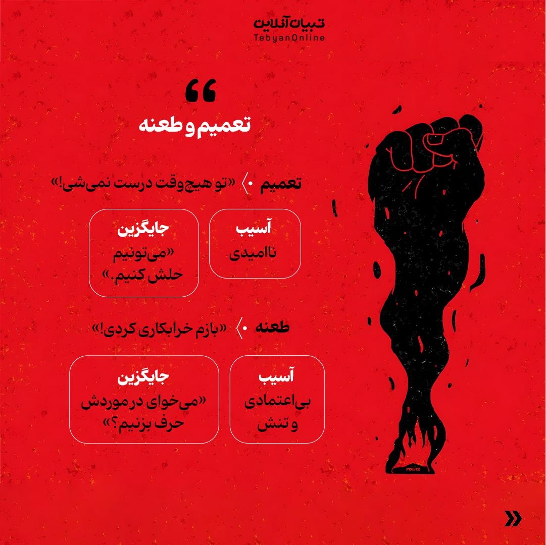 حرف‌های ممنوعه در رابطه زناشویی