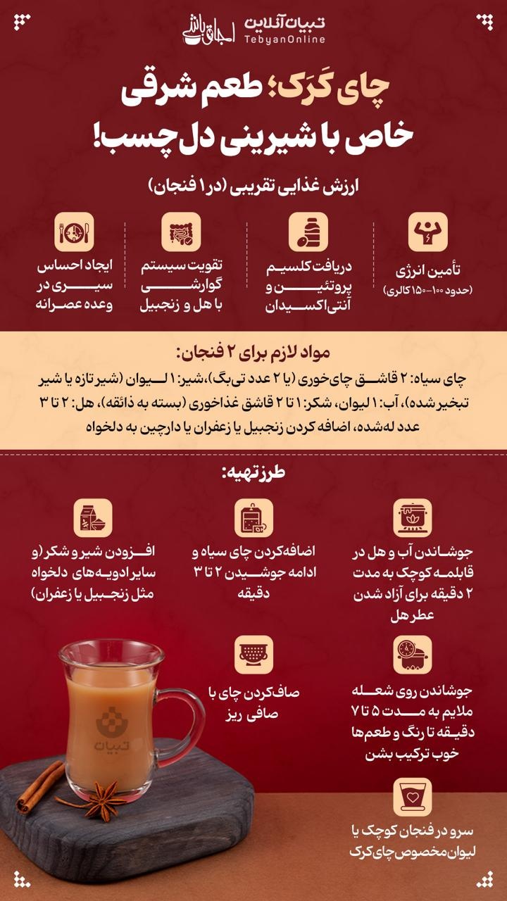 چای کَرَک؛ طعم شرقی خاص با شیرنی دل چسب!