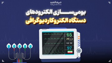 بومی سازی الکترودهای دستگاه الکتروکاردیوگرافی