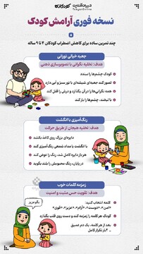 نسخه فوری آرامش کودک