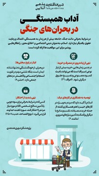 آداب همبستگی در بحران های جنگی