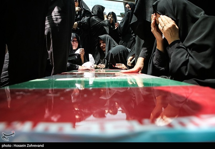 تشییع شهدای حمله رژیم صهیونیستی در بهشت زهرا