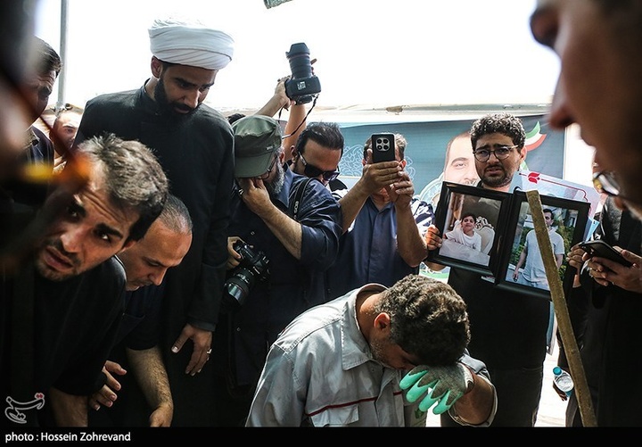 تشییع شهدای حمله رژیم صهیونیستی در بهشت زهرا