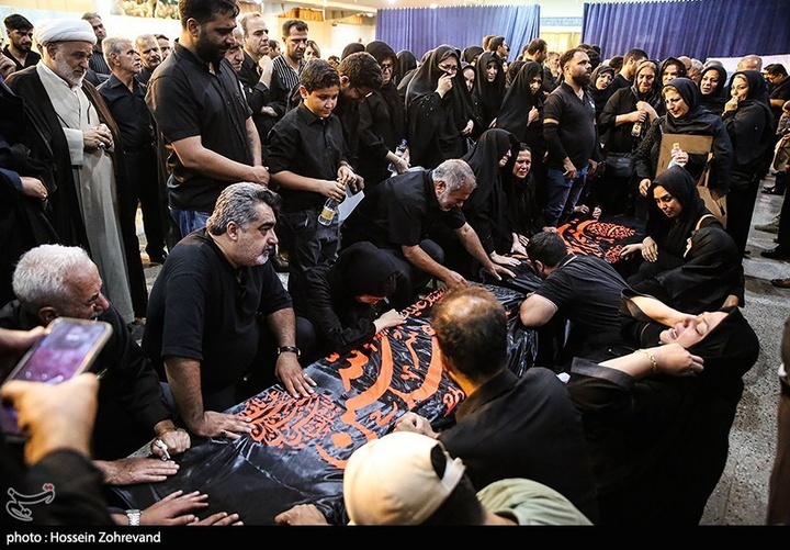 تشییع شهدای حمله رژیم صهیونیستی در بهشت زهرا