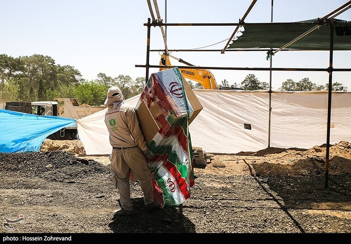 تشییع شهدای حمله رژیم صهیونیستی در بهشت زهرا