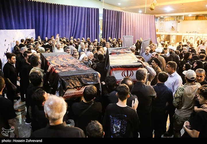 تشییع شهدای حمله رژیم صهیونیستی در بهشت زهرا