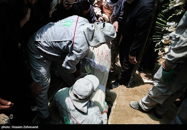 تشییع شهدای حمله رژیم صهیونیستی در بهشت زهرا