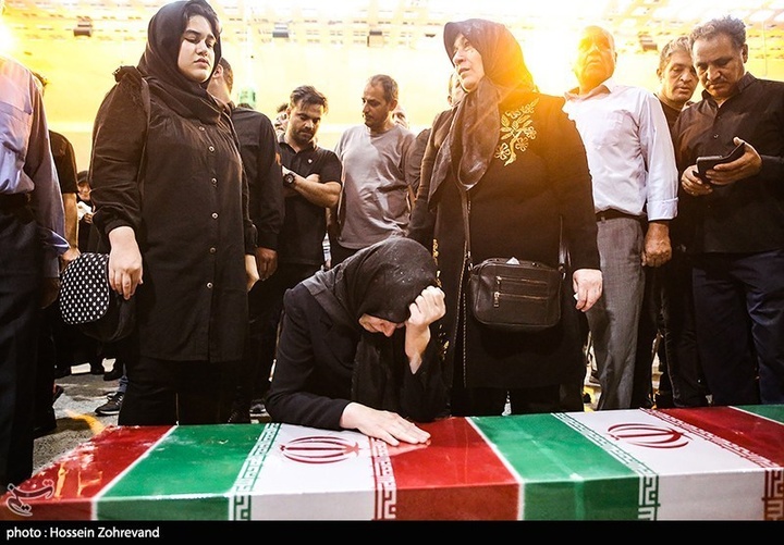 تشییع شهدای حمله رژیم صهیونیستی در بهشت زهرا