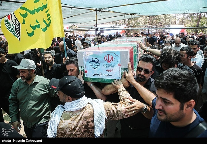 تشییع شهدای حمله رژیم صهیونیستی در بهشت زهرا