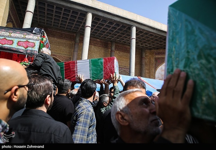 تشییع شهدای حمله رژیم صهیونیستی در بهشت زهرا