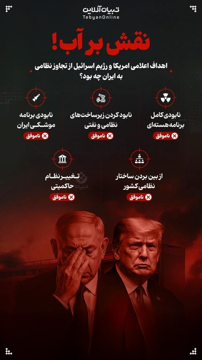نقش بر آب!