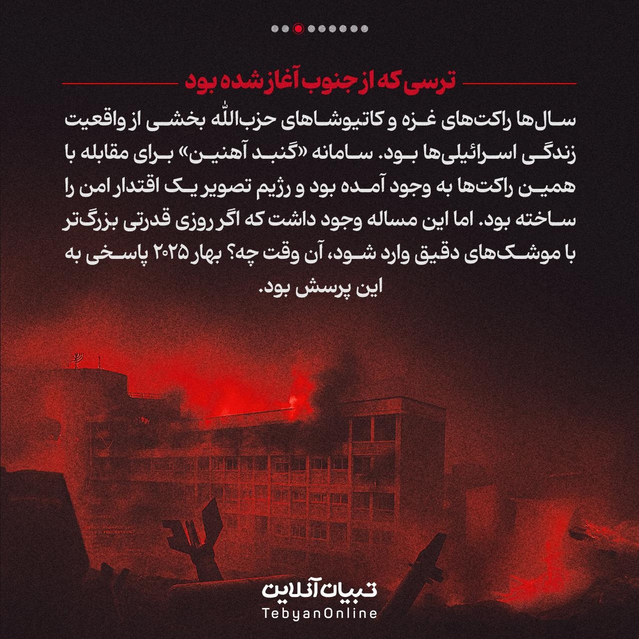 ترس ساکن جدید تلآویو!