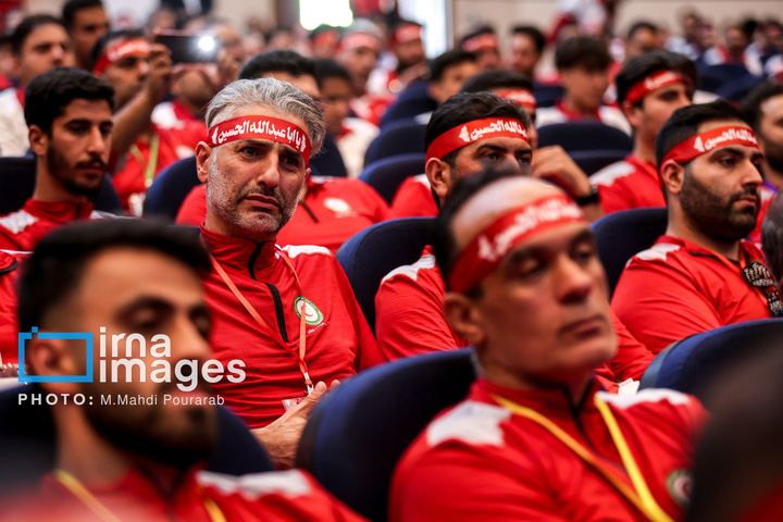 قدردانی از امدادگران جمعیت هلال احمر