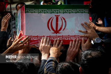 تدفین پیکر شهدای جنگ تحمیلی رژیم صهیونیستی در امامزاده صالح علیه السلام