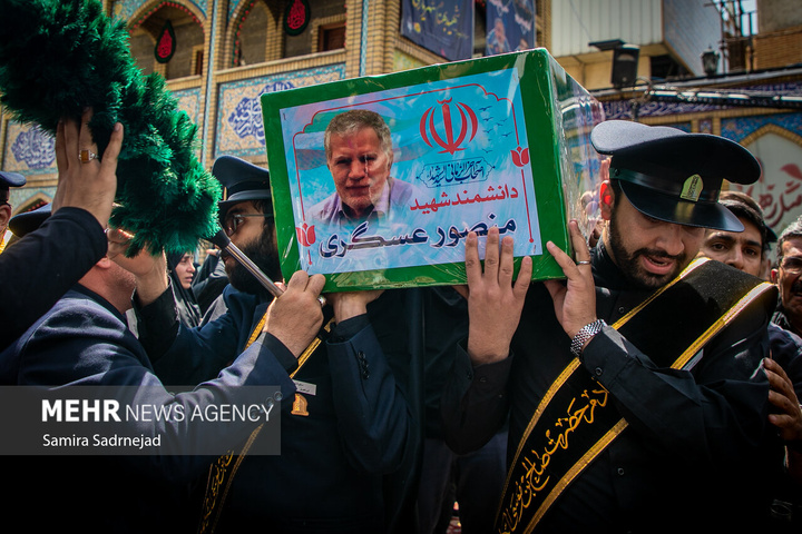 تدفین پیکر شهدای جنگ تحمیلی رژیم صهیونیستی در امامزاده صالح علیه السلام