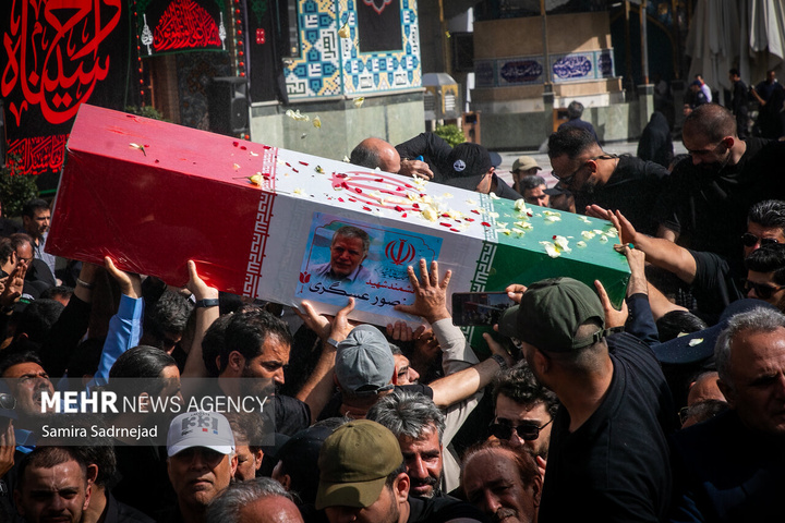 تدفین پیکر شهدای جنگ تحمیلی رژیم صهیونیستی در امامزاده صالح علیه السلام