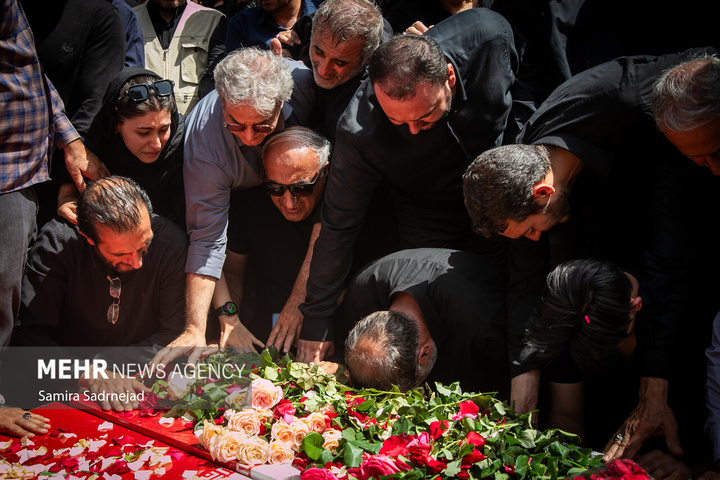 تدفین پیکر شهدای جنگ تحمیلی رژیم صهیونیستی در امامزاده صالح علیه السلام