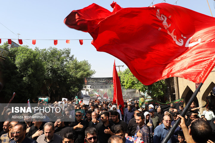 تشییع پیکر شهید سردار «غلامعلی رشید» در دزفول