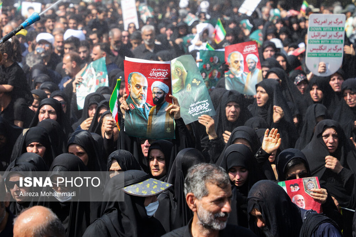 تشییع پیکر شهید سردار «غلامعلی رشید» در دزفول