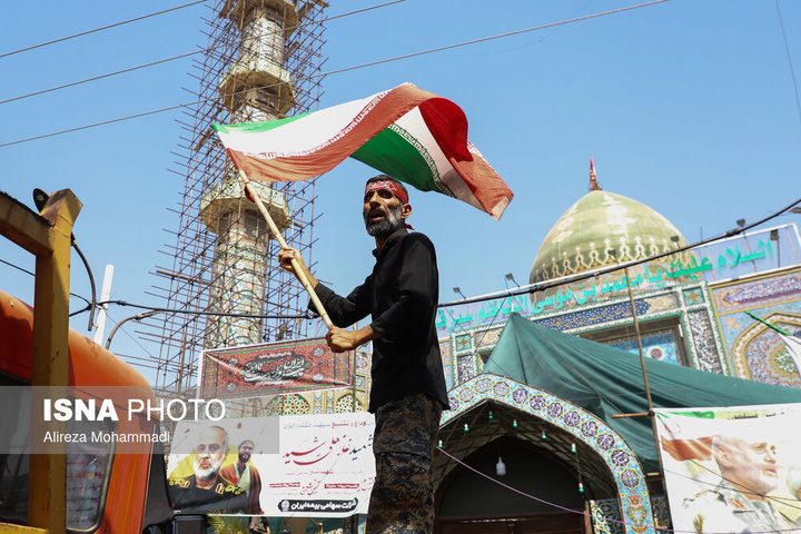 تشییع پیکر شهید سردار «غلامعلی رشید» در دزفول