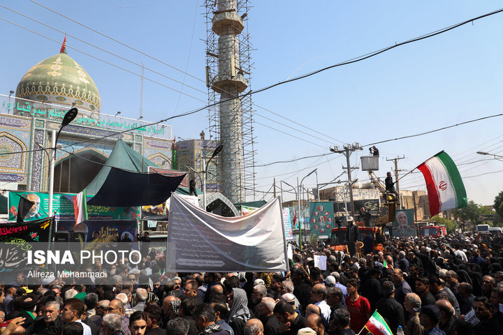 تشییع پیکر شهید سردار «غلامعلی رشید» در دزفول