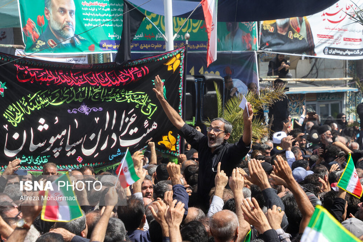 تشییع پیکر شهید سردار «غلامعلی رشید» در دزفول