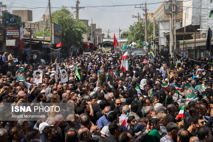تشییع پیکر شهید سردار «غلامعلی رشید» در دزفول
