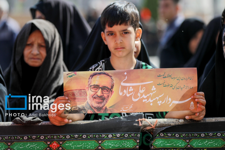 تشییع و تدفین شهید «شادمانی» در همدان