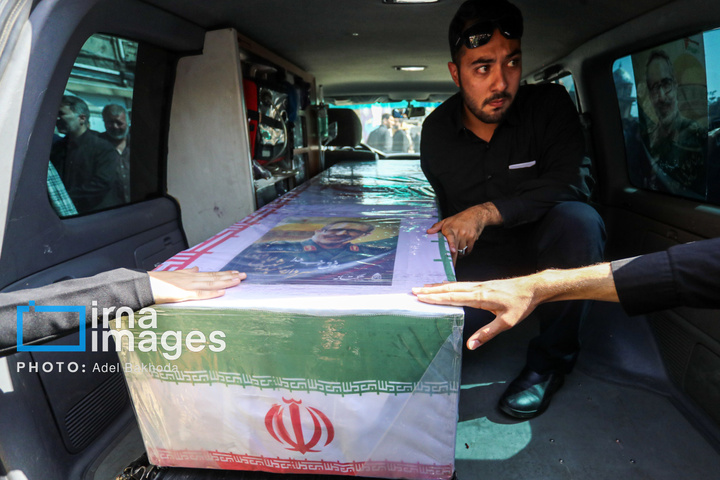 تشییع و تدفین شهید «شادمانی» در همدان