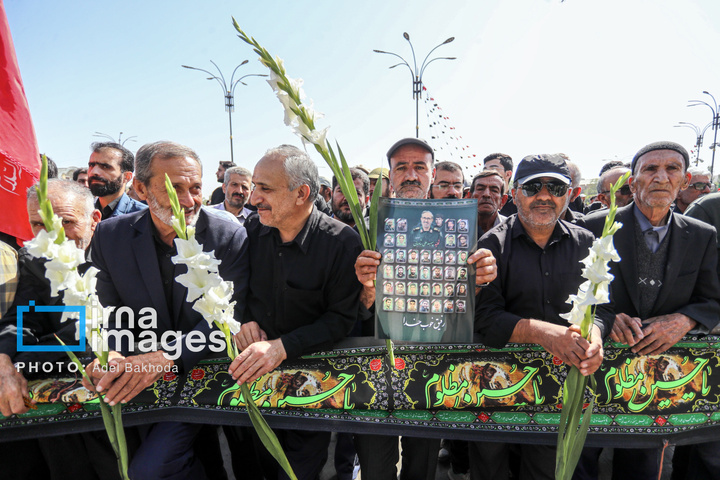 تشییع و تدفین شهید «شادمانی» در همدان