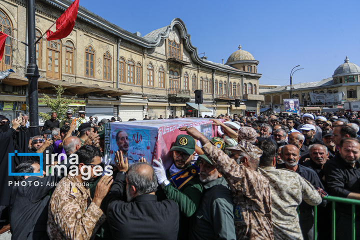 تشییع و تدفین شهید «شادمانی» در همدان