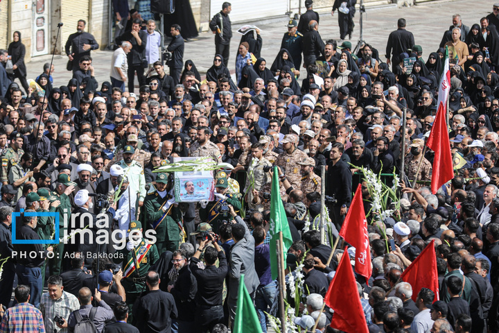 تشییع و تدفین شهید «شادمانی» در همدان