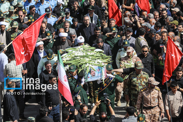 تشییع و تدفین شهید «شادمانی» در همدان