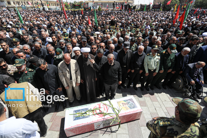 تشییع و تدفین شهید «شادمانی» در همدان