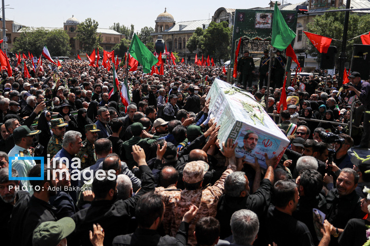 تشییع و تدفین شهید «شادمانی» در همدان