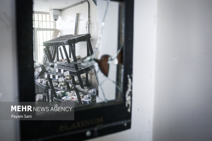 زندان اوین پس از حملات رژیم صهیونیستی