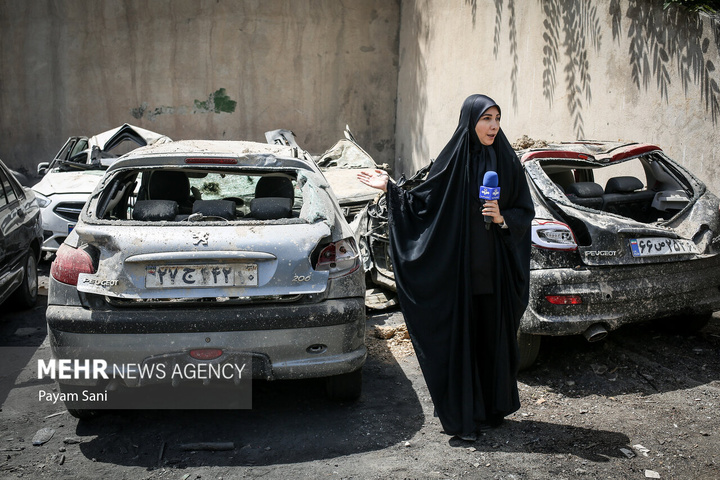 زندان اوین پس از حملات رژیم صهیونیستی