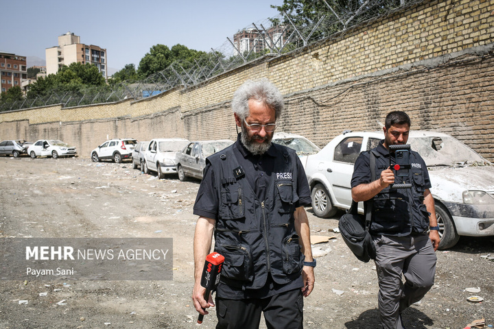 زندان اوین پس از حملات رژیم صهیونیستی