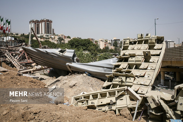 زندان اوین پس از حملات رژیم صهیونیستی