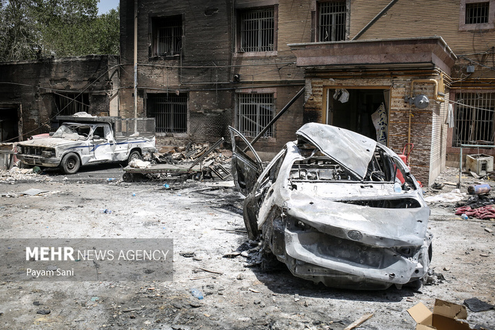 زندان اوین پس از حملات رژیم صهیونیستی