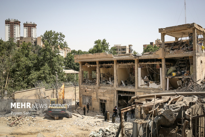 زندان اوین پس از حملات رژیم صهیونیستی