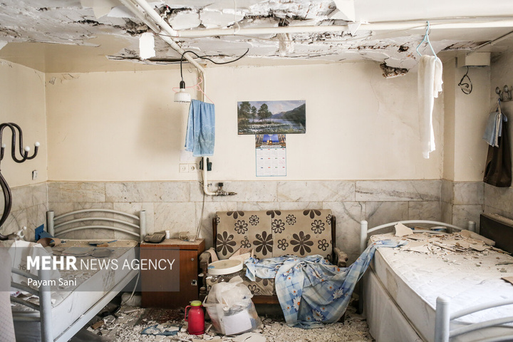 زندان اوین پس از حملات رژیم صهیونیستی