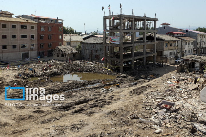 محل حمله رژیم صهیونیستی در آستانه اشرفیه